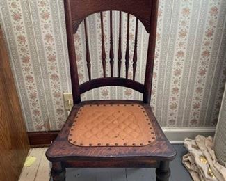 Antique Spindle Back Chair