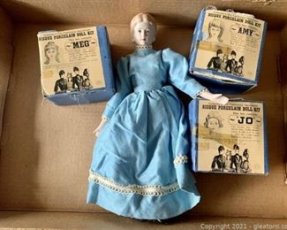 Bisque Porcelain Doll Kits
