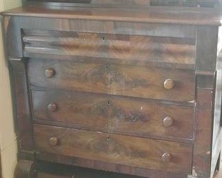 Empire Style Mahogany Chest