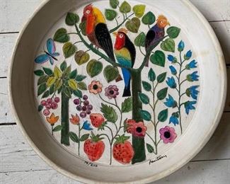 Hand Carved and Painted Wall Decor