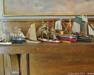 Handmade Wooden Ships