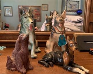 Lot of 4 Dog Figurines