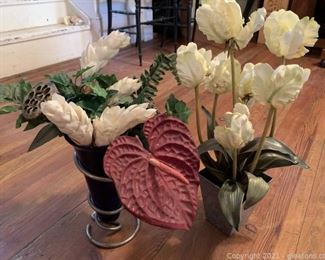 Lot of Floral Arrangements