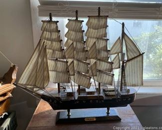 Pamir Wooden Ship Model