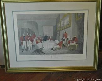 The Melton Breakfast Framed Print