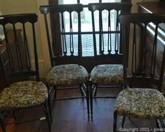 Tall Spindle Back Chairs