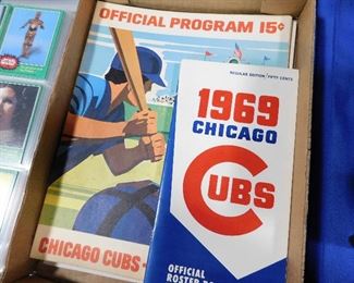Vintage Cubs programs