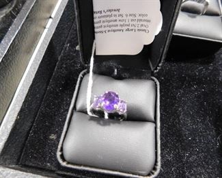 Sterling Silver Amethyst ring