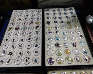 Loose gem stone trays