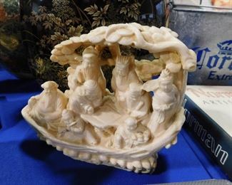 Carved figures