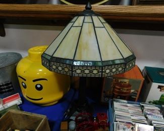 stained glass desk lamp