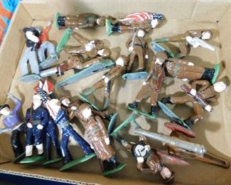 Vintage Metal soldiers