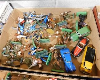 Vintage metal figures