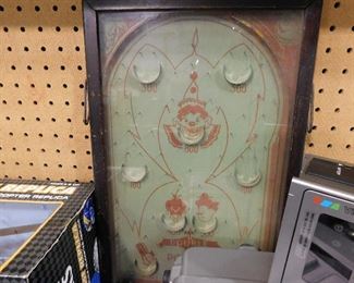 Poosh up pinball game