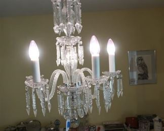 crystal  chandelier  250.00    it  can  be  purchased  before  the  sale.