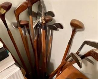 wooden shaft golf clubs