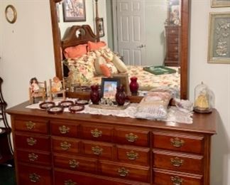 American Drew dresser with mirror