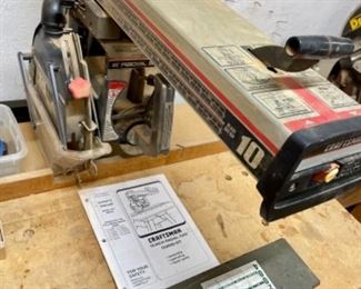 Craftsman 10" radial saw