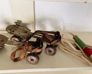 roller skates, jump rope