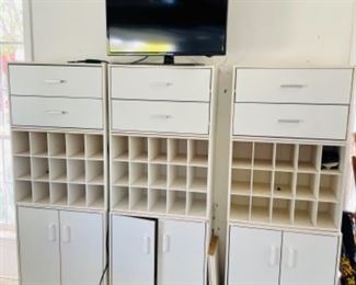 3 garage storage units