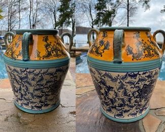 Matching planters, approx 16” tall 