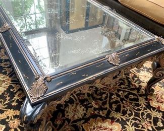 Mirror-top coffee table