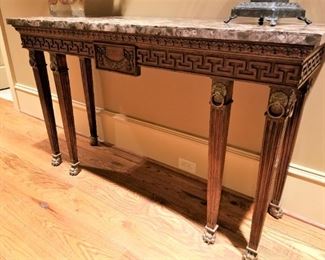 Maitland Smith Console Table 58.5"L x 19"W x 36" H $850 