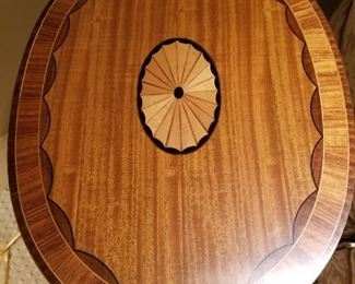 Inlaid Occasional Table 18"x24"x26" h $250