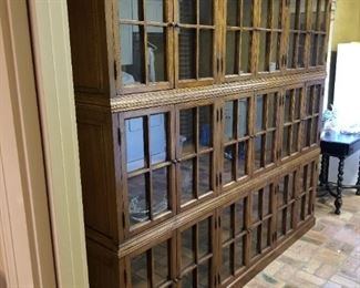 3 Piece Stackable Bookcase/ Cabinet 96"L x 18.5"W x 85" H  $2000