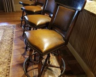 Theodore Alexander Bar Stools 47" tall 29" height of seat  4 available $400 each