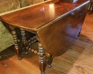 Theodore Alexander Oval Gate Leg Table (24" as pictured) Open 78" L x 62" W  $950