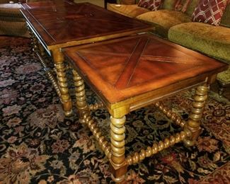 Hooker 3 Piece Nesting Coffee/ End Table Set  Coffee 50"x30"x22"h/ end 24" square 21"h  $450 Set