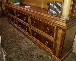 Maitland Smith Wall Unit/ Bookcase 107x19.5x84.5h  $2250