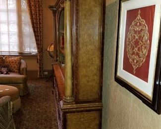 Maitland Smith Wall Unit/ Bookcase 107x19.5x84.5h  $2250