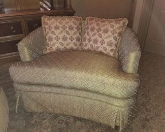 Swivel Large Loveseat/ Chair  #2  $500 (2 available)