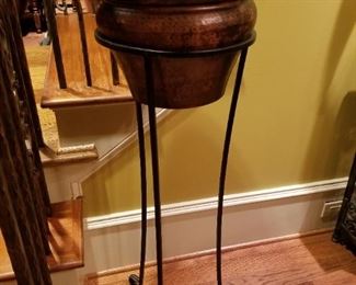 Copper Planter w/ Stand  $75