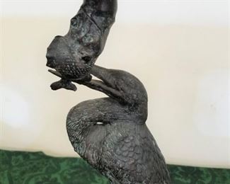 Crane Turtle Fish Candle Holder $65