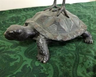 Crane Turtle Fish Candle Holder $65