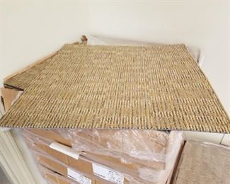 Carpet Pieces (Brand New) 24 X 24  -   Seventeen pieces per box  $65 (each box) 11 boxes available
