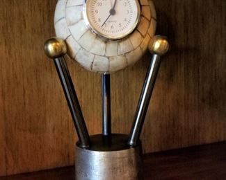 Tessellated Orb Clock $75