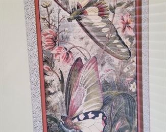 Framed Butterfly Print   $125