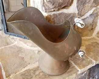 Fireplace Copper Bucket $85