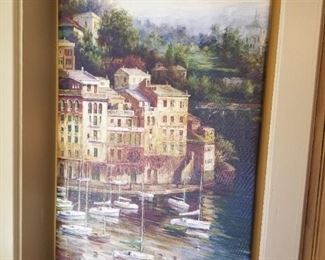 Unframed Oil Painting $95