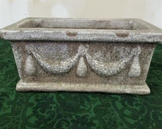 Ceramic Planter 16Lx7.5w $65