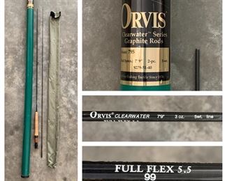 Orvis Clearwater Graphite 2-Pc Fly Rod Model 795
