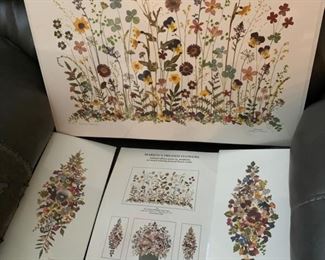 Marion's Pressed Flowers Limited Edition Prints