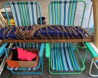 Hammock and Beach Chairs