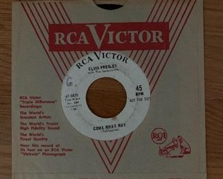 Elvis Presley RCA Victor 45 Promo Record