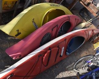 The Yellow and Pink color kayak's were SOLD !!!                    The 16' ORCA Kayak is Still Available $340.00