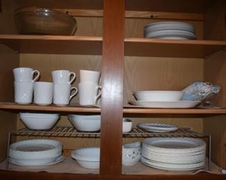 White set of Dishes SOLD on line